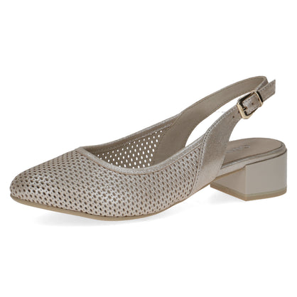 Pantofi Caprice 29602-44-331 Taupe Metallic