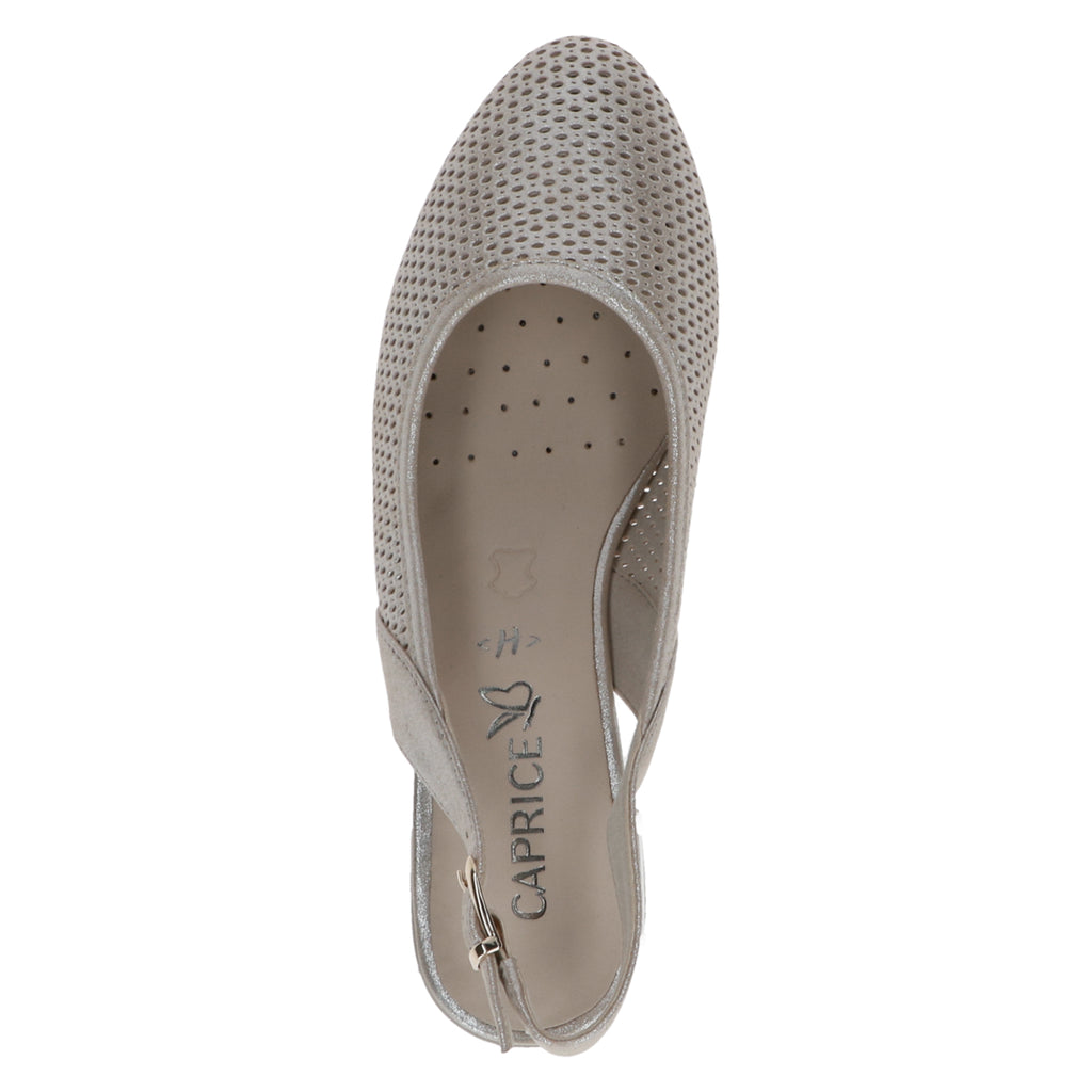 Pantofi Caprice 29602-44-331 Taupe Metallic