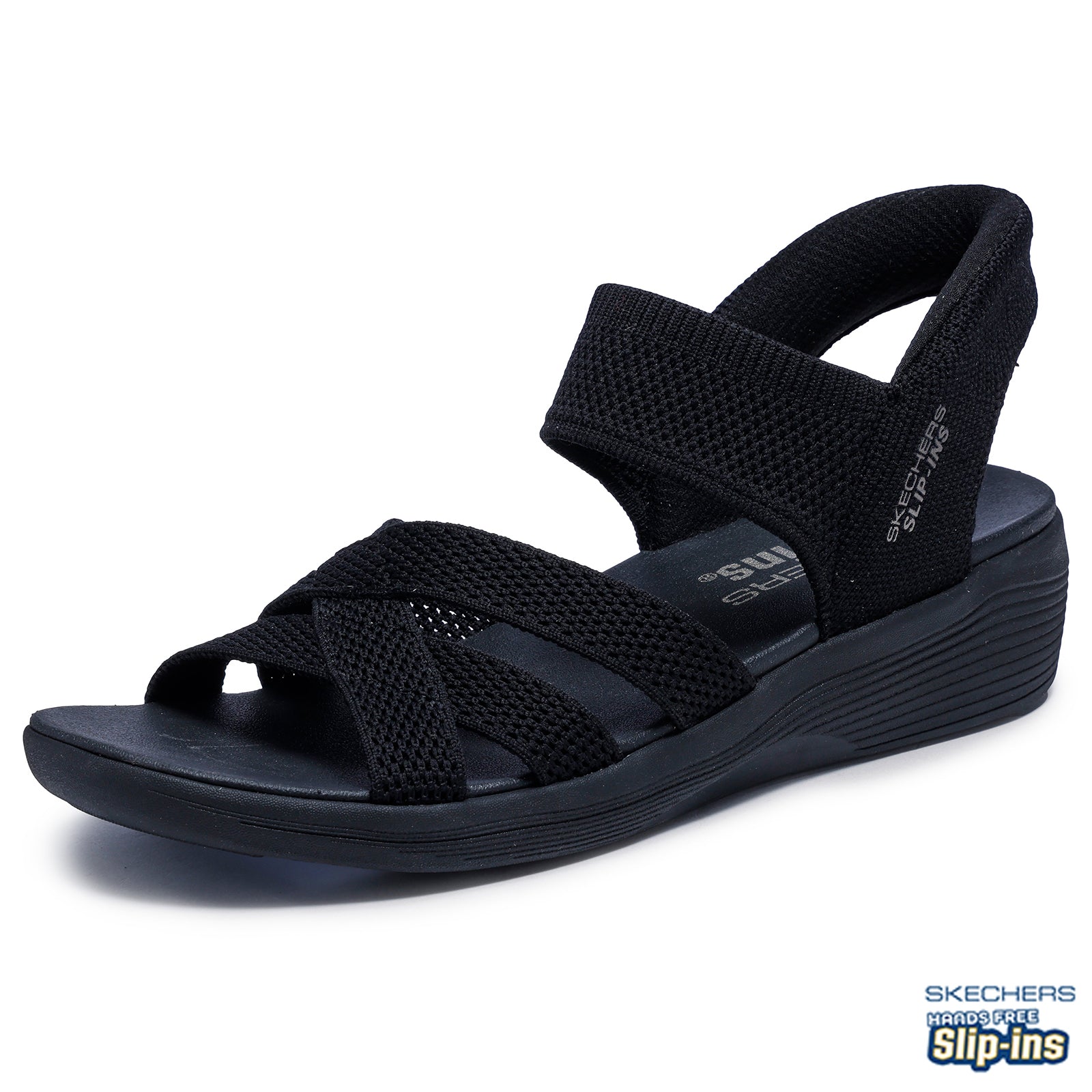 Sandale Skechers Slip-Ins 163524 BBK Imagine principală a produsului