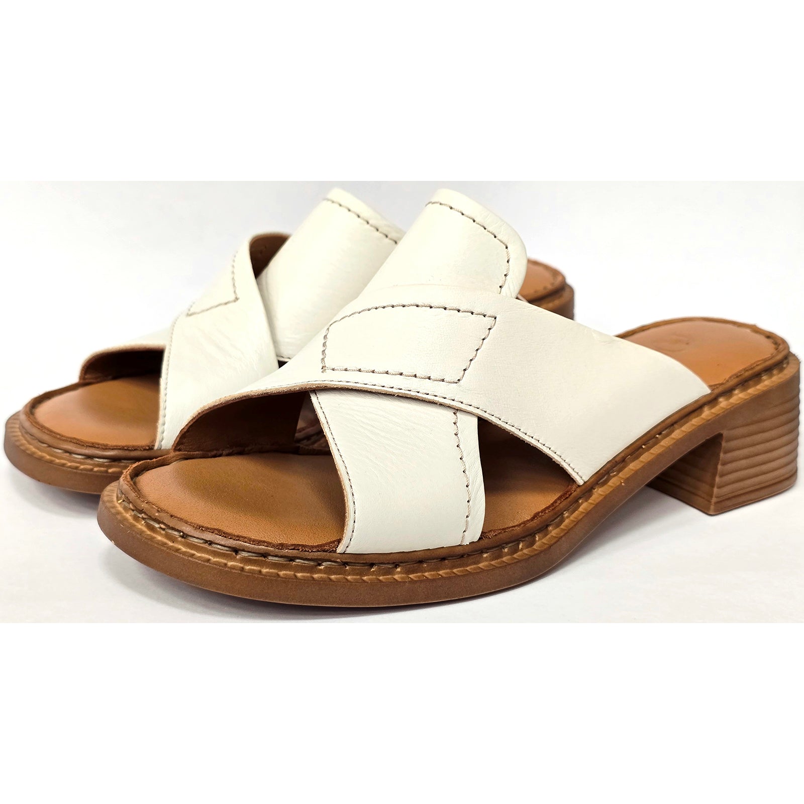 Papuci Anna Viotti D56-922 Crem