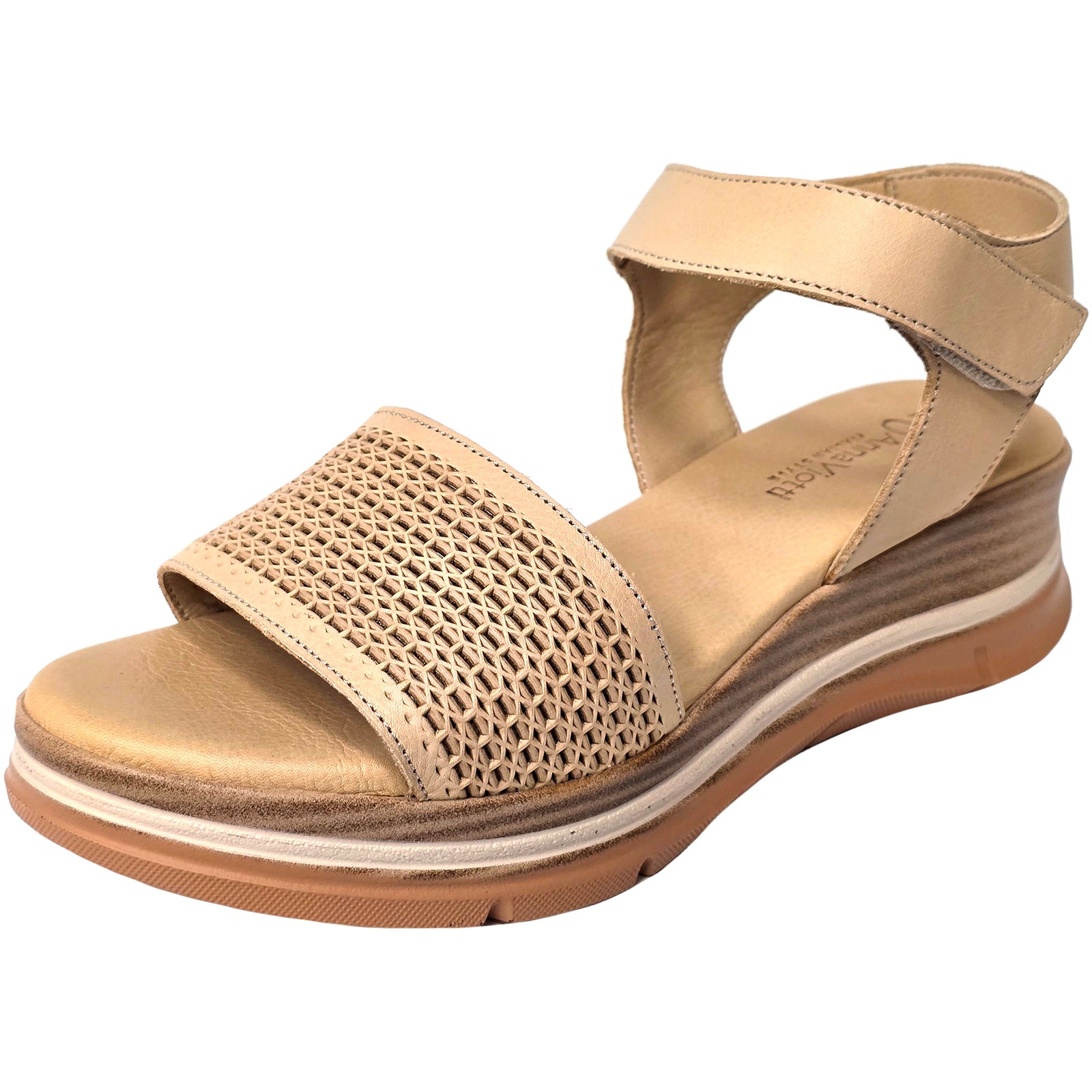 Sandale Anna Viotti D45-2566 Bej Imagine principală a produsului