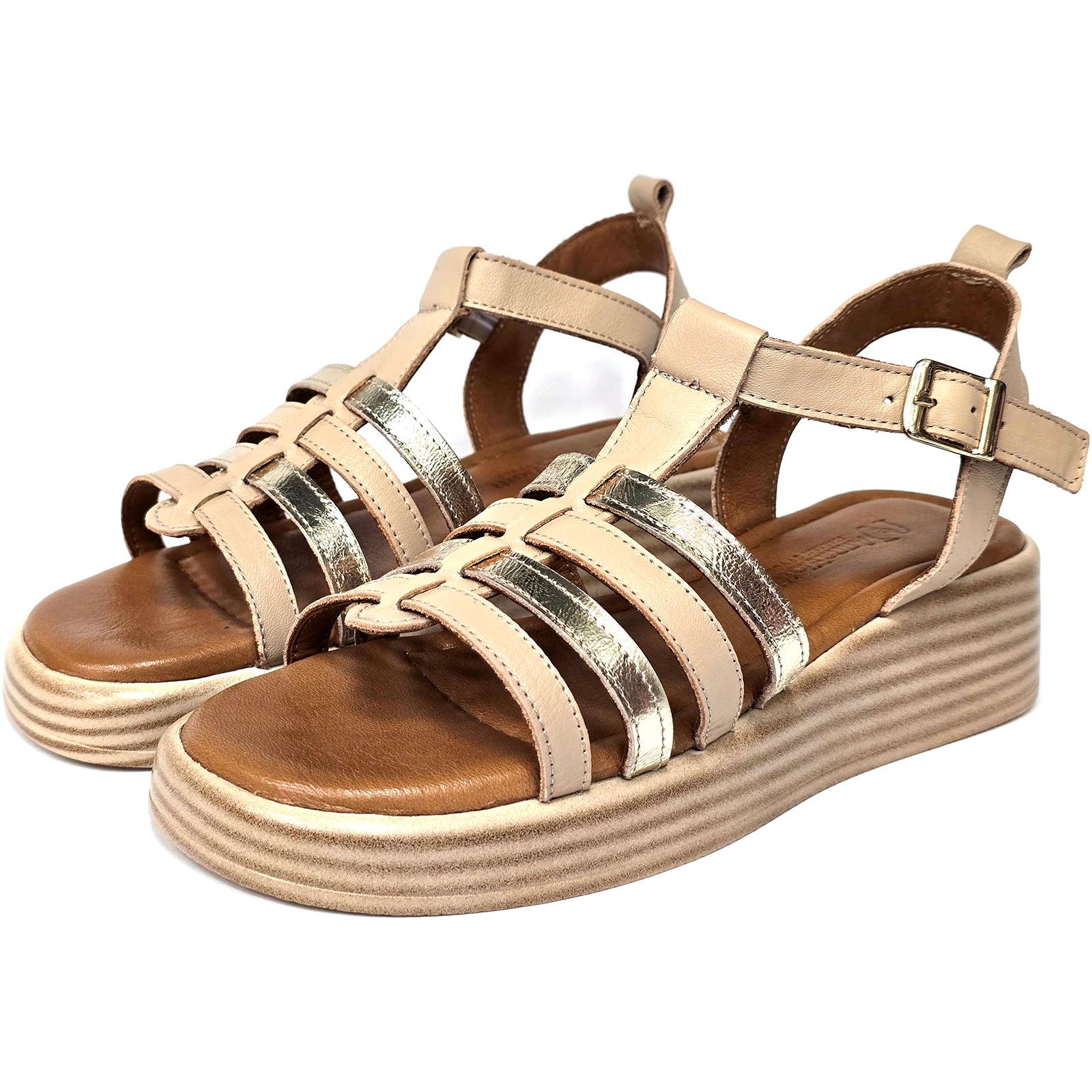 Sandale Anna Viotti D57-303 110-130 Gold Imagine secundară a produsului