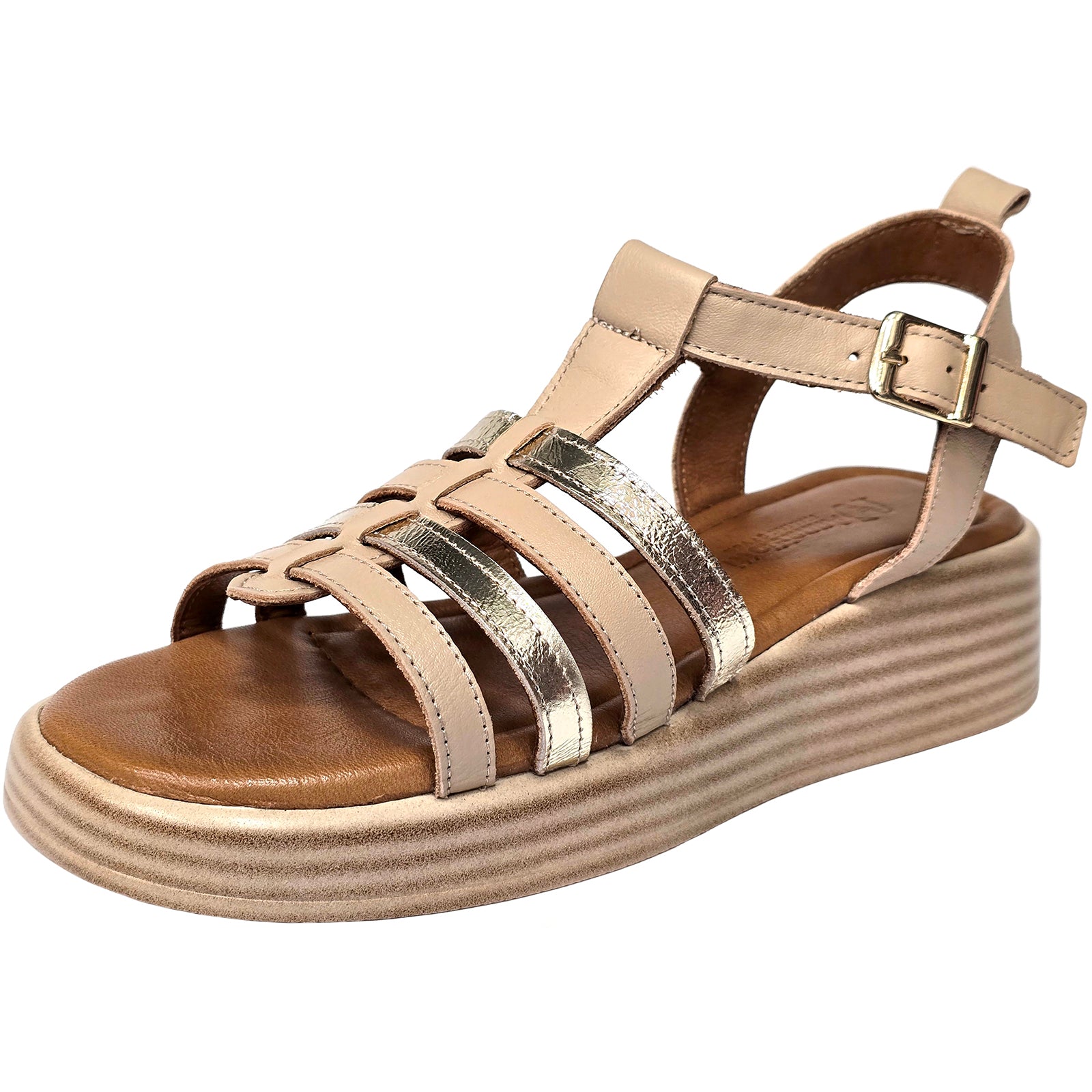 Sandale Anna Viotti D57-303 110-130 Gold Imagine principală a produsului