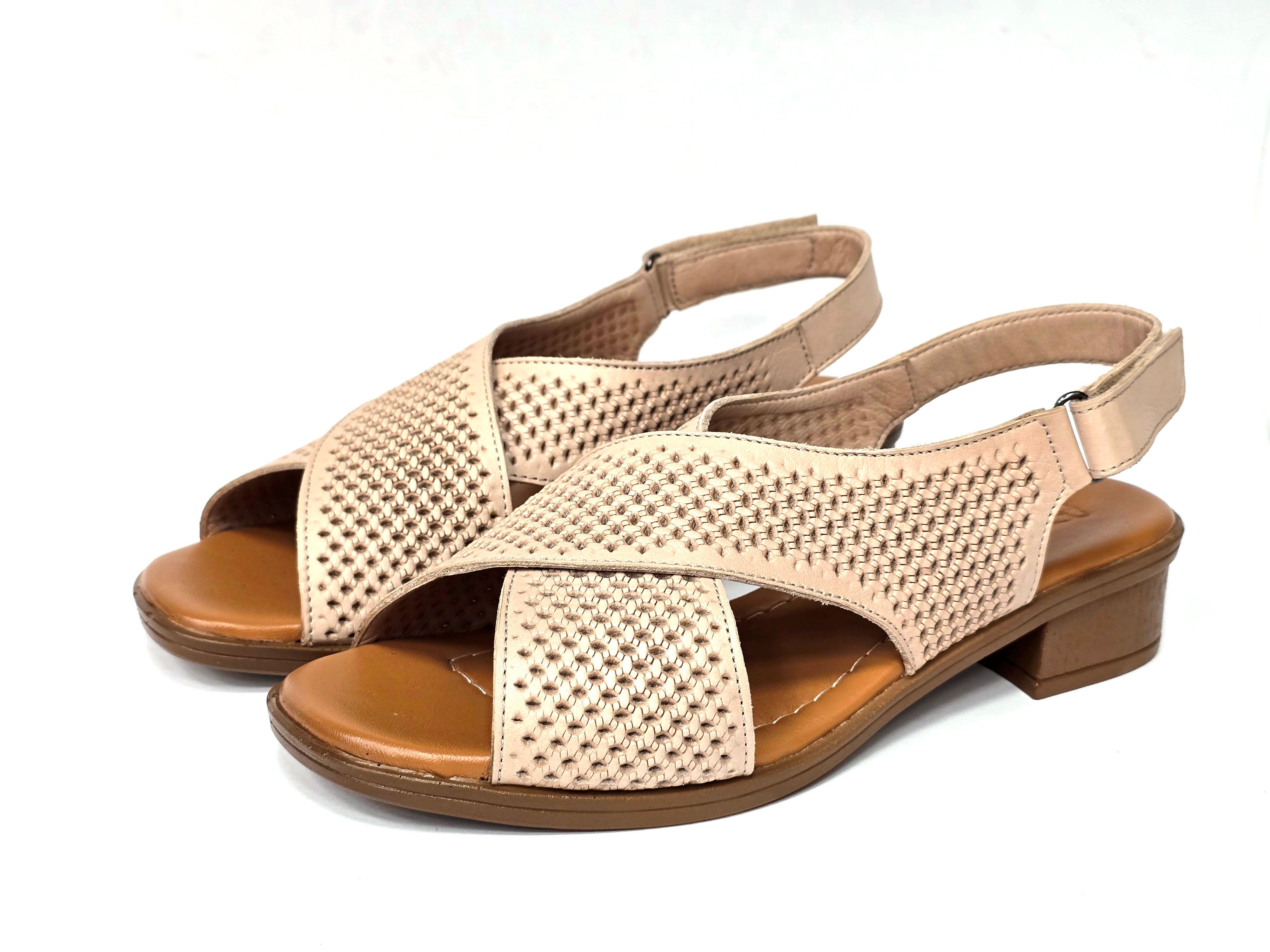 Sandale Anna Viotti D42-6004 Bej Imagine secundară a produsului