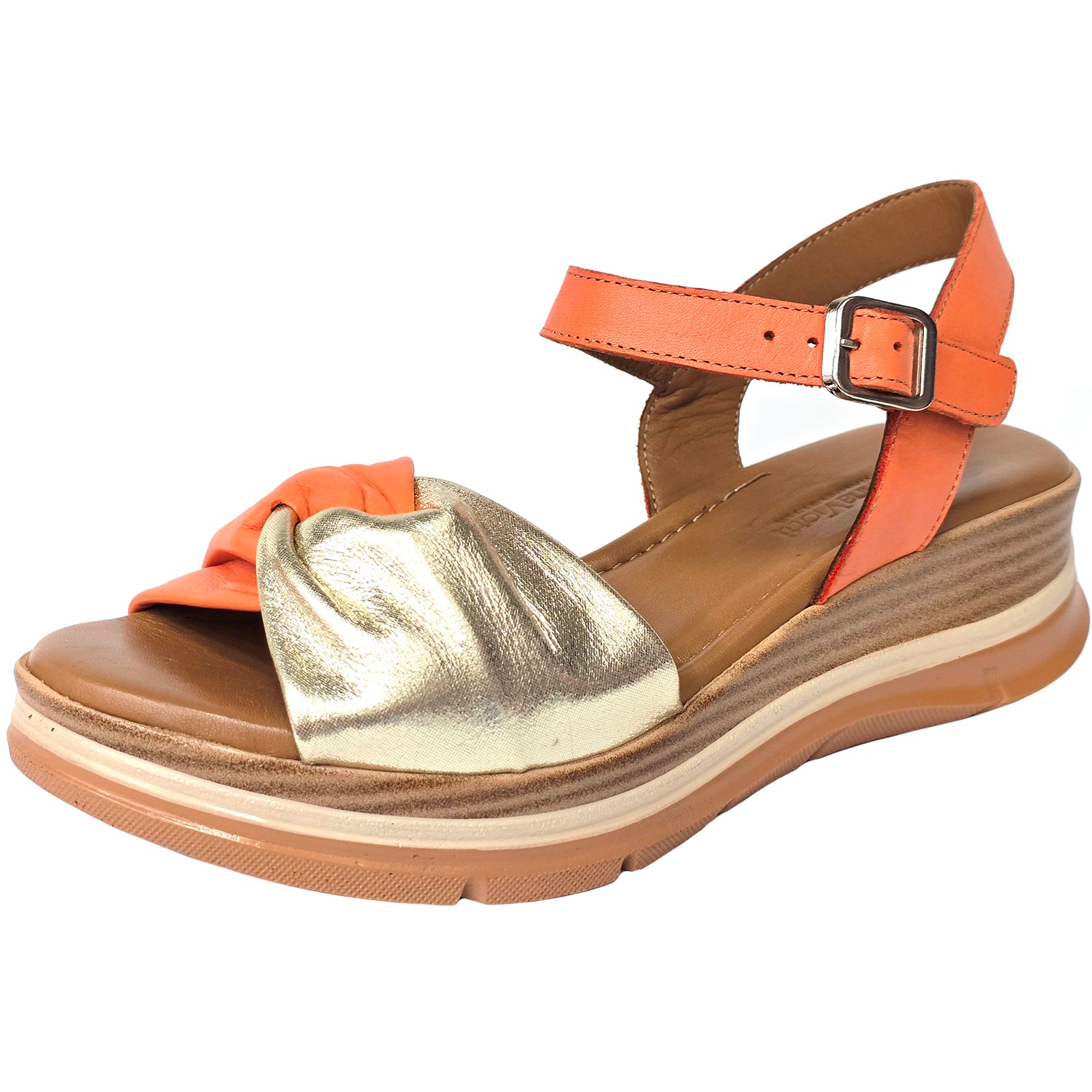 Sandale Anna Viotti D22-S571 Orange Imagine principală a produsului