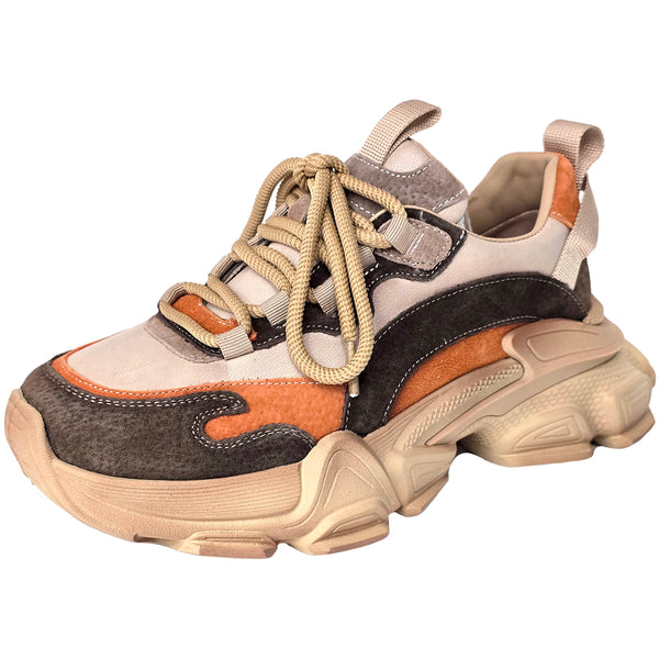 Pantofi Franco Gerardo Y5758-2 Cream/Orange