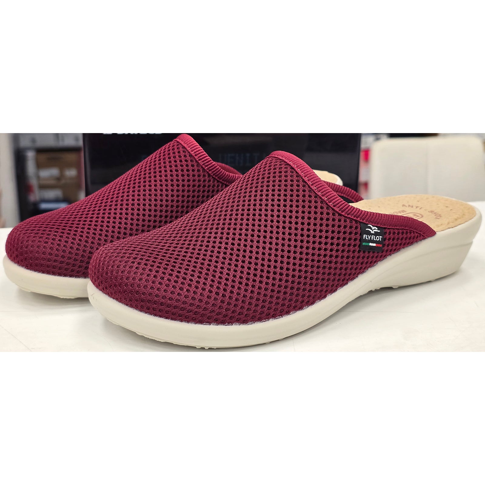 Papuci Fly Flot T4 368 FE Burgundy Imagine secundară a produsului