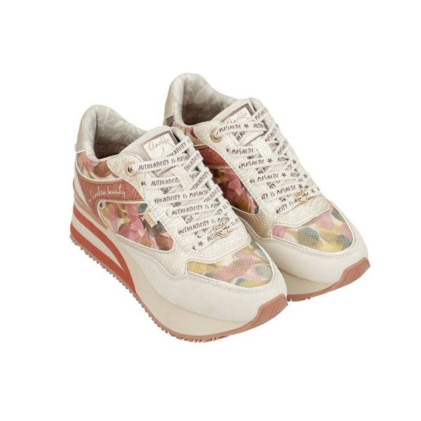 Pantofi Anekke London 423 Pink&Beige