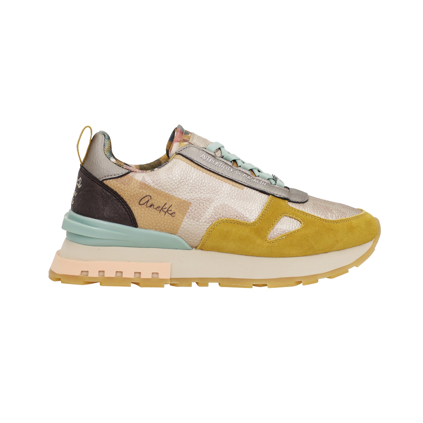 Pantofi Anekke Lisboa 423 Yellow&Gold Imagine principală a produsului