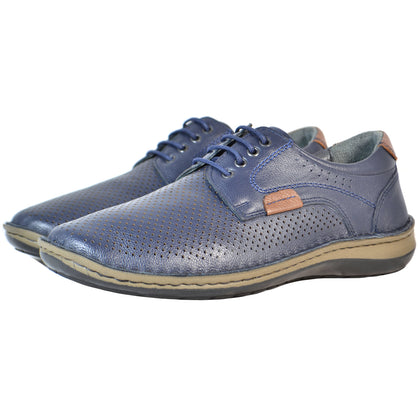 Pantofi barbati Dr. Jell's 9506-106 Navy Brogue