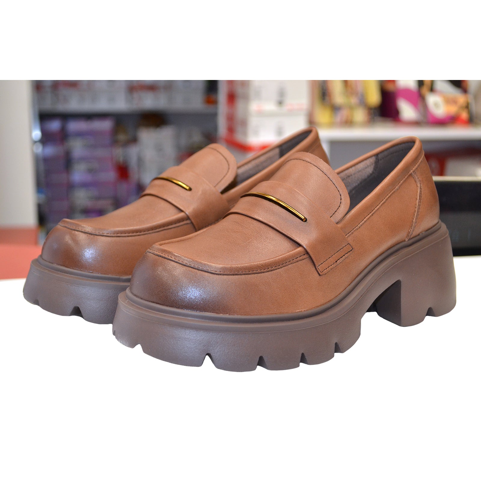 Pantofi Formazione 66319 Brown Imagine secundară a produsului