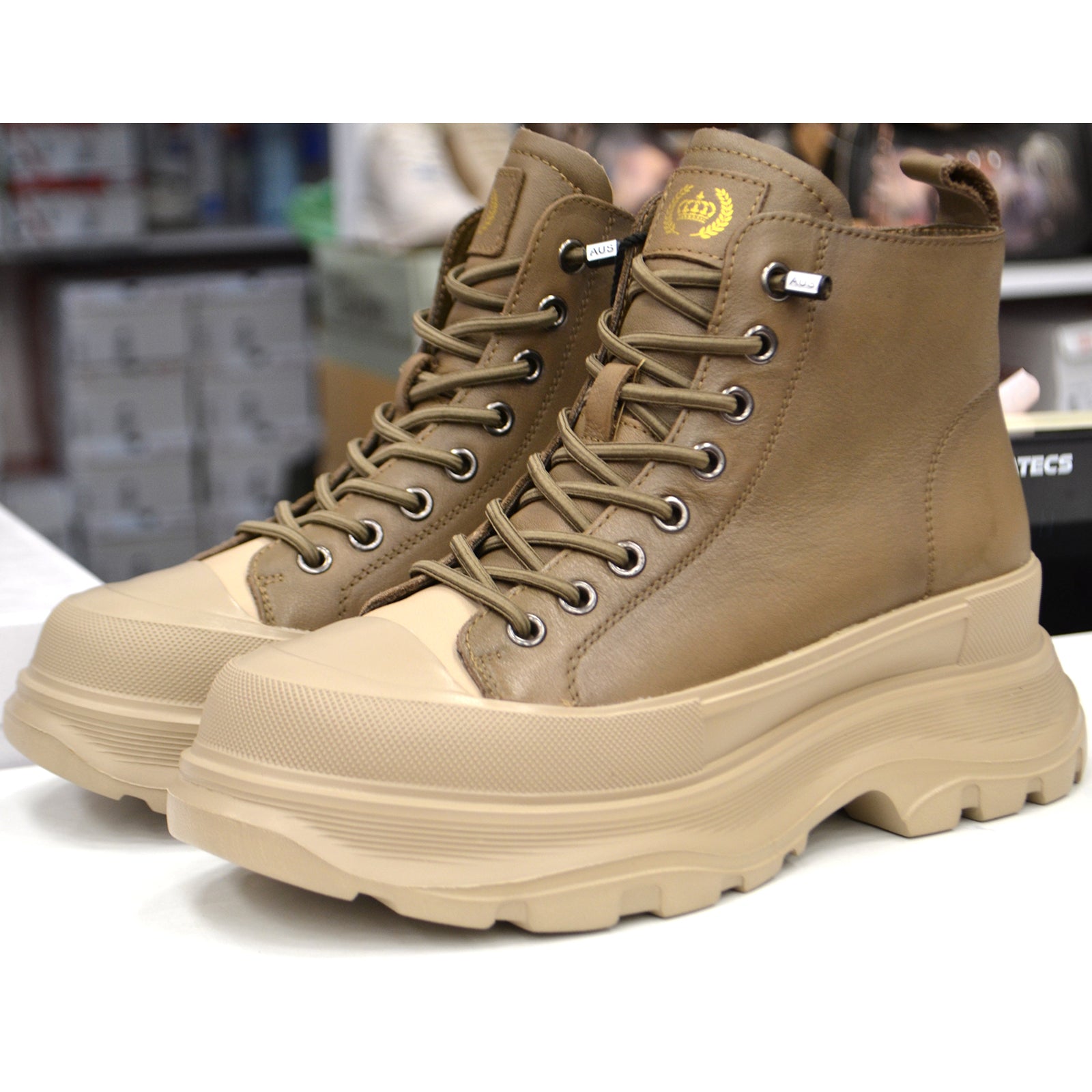 Ghete Franco Gerardo 66081 Khaki Imagine secundară a produsului