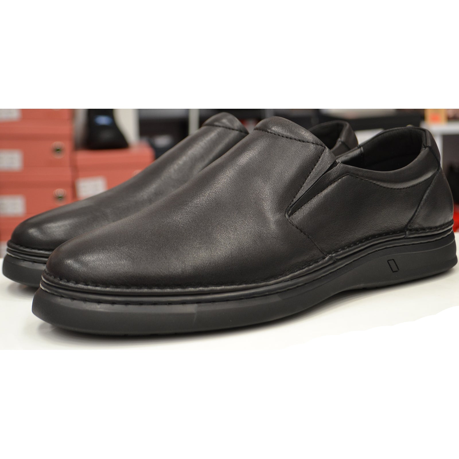 Pantofi barbati Mels B23118 Black Imagine secundară a produsului
