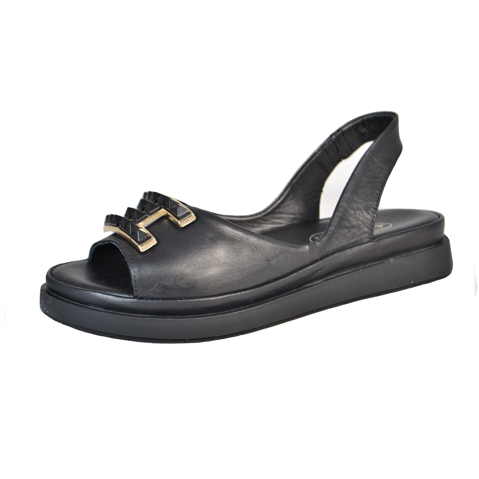 Sandale Anna Viotti D30-10 Negre Imagine principală a produsului
