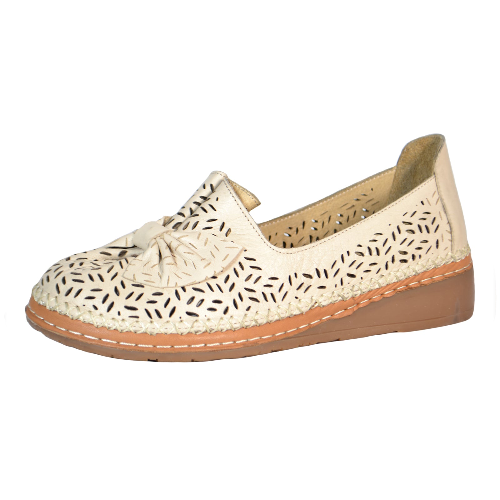 Pantofi Anna Viotti D27-04158 Bej Imagine principală a produsului