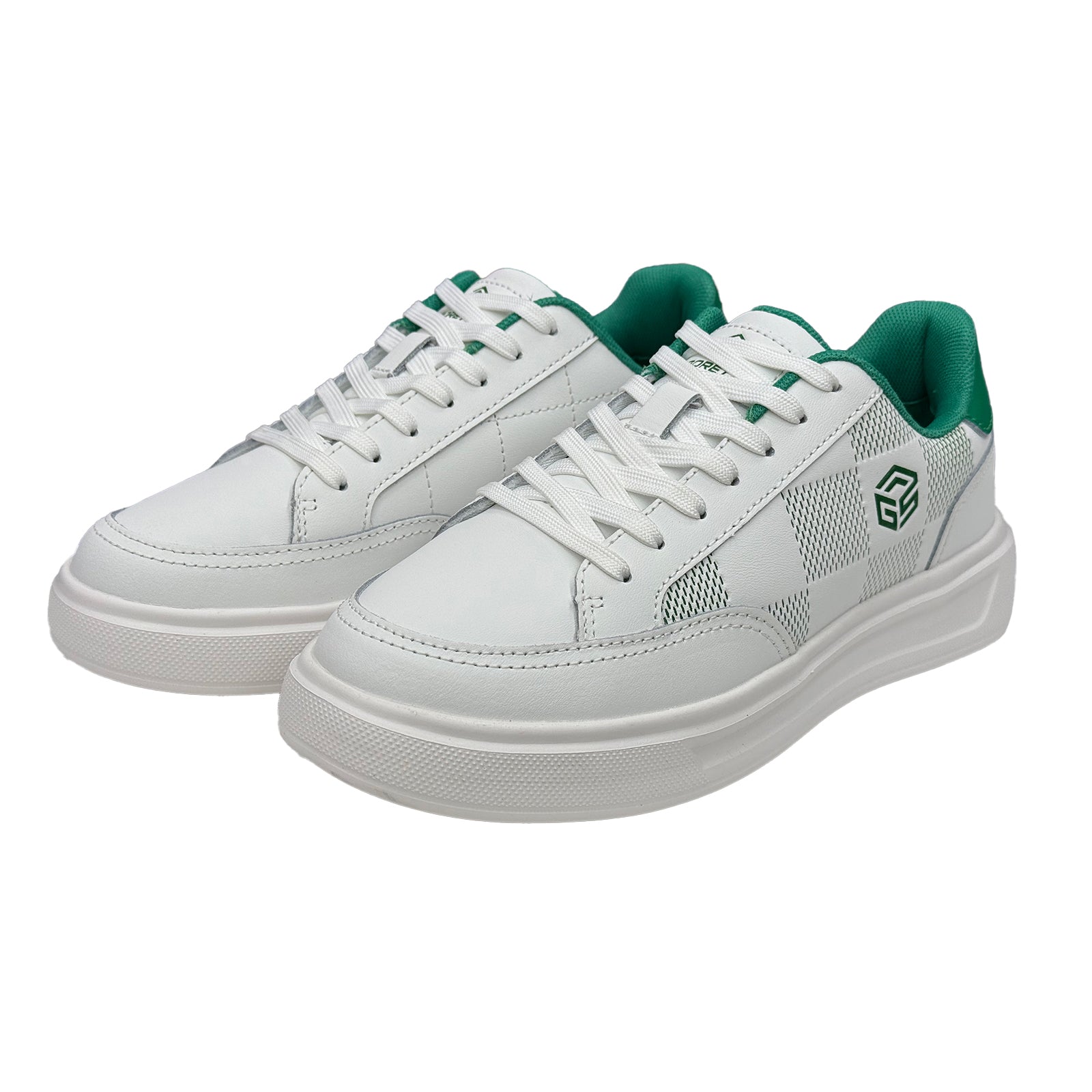 Pantofi Goretti D100-CL33891 White/Green Imagine secundară a produsului
