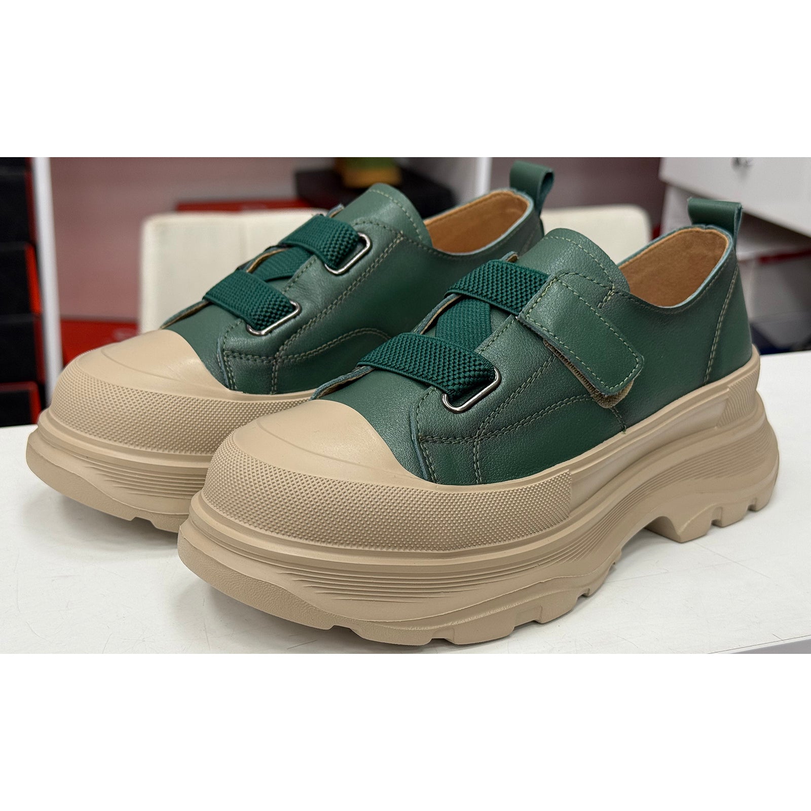 Pantofi Franco Gerardo 6806 Green Imagine secundară a produsului