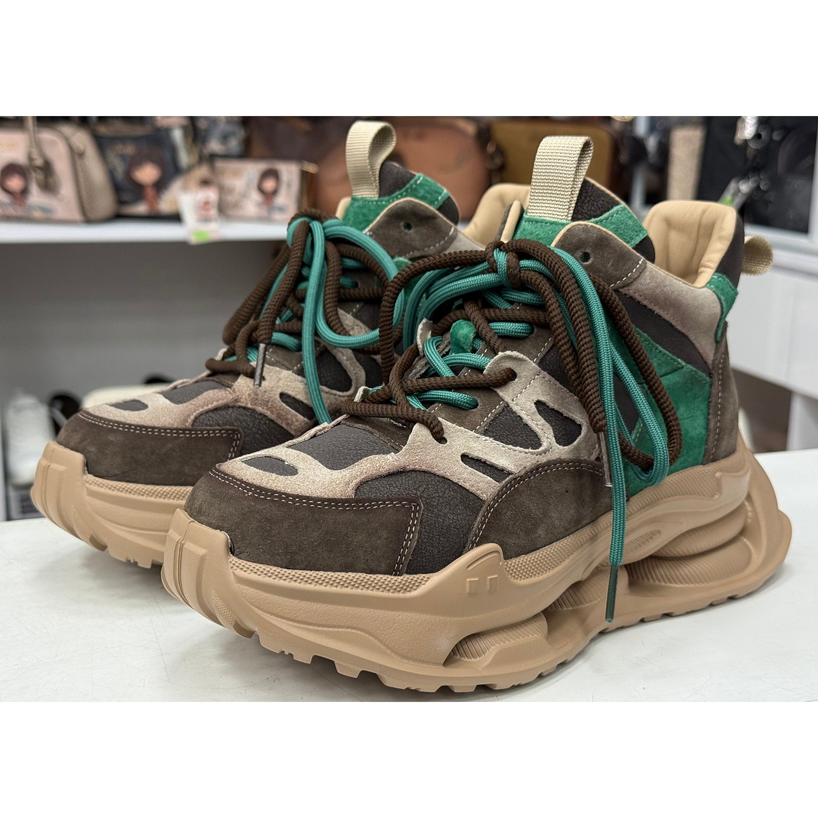 Ghete Franco Gerardo H36839 Brown/Apricot Imagine secundară a produsului