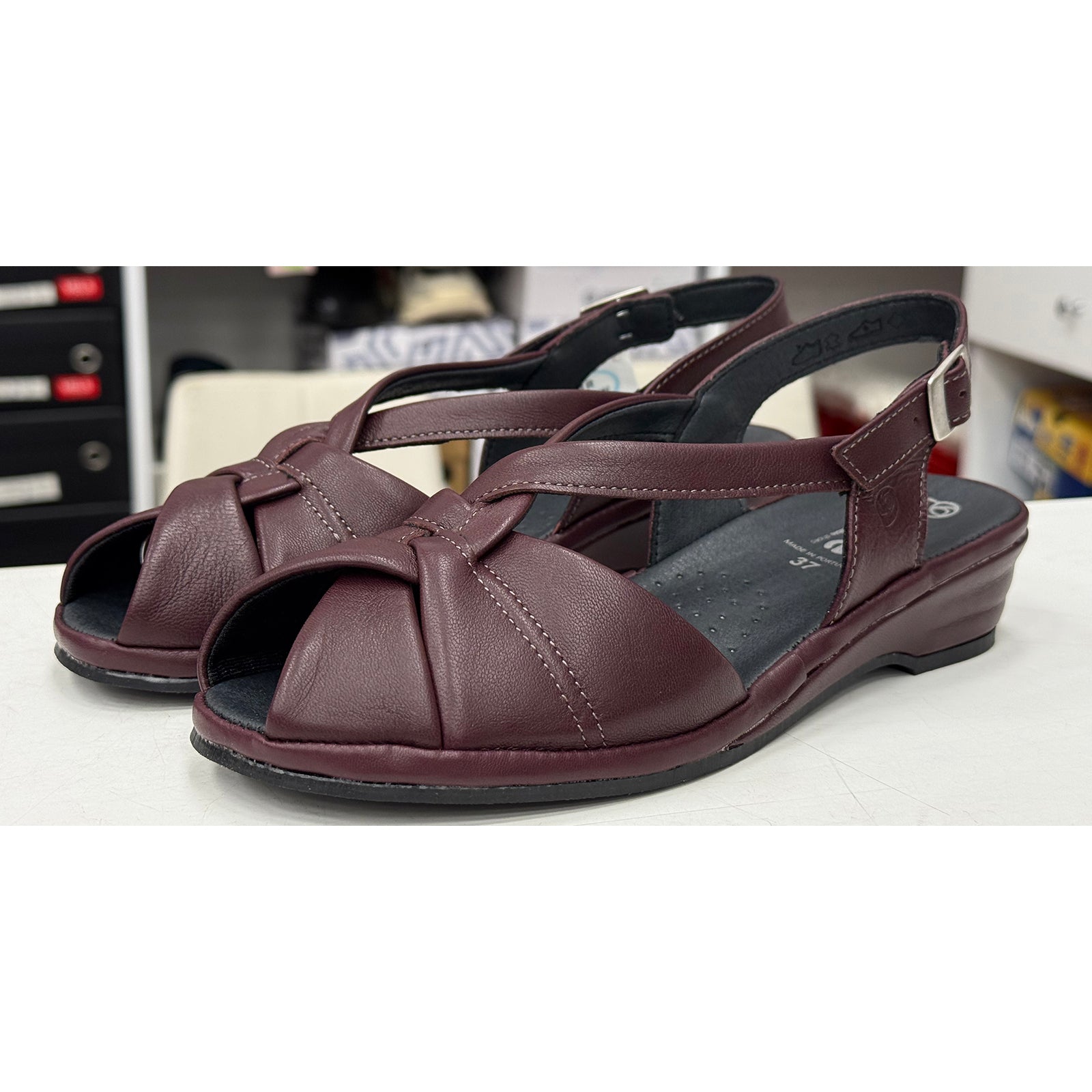 Sandale Suave Nice 23-N Bordo Imagine secundară a produsului