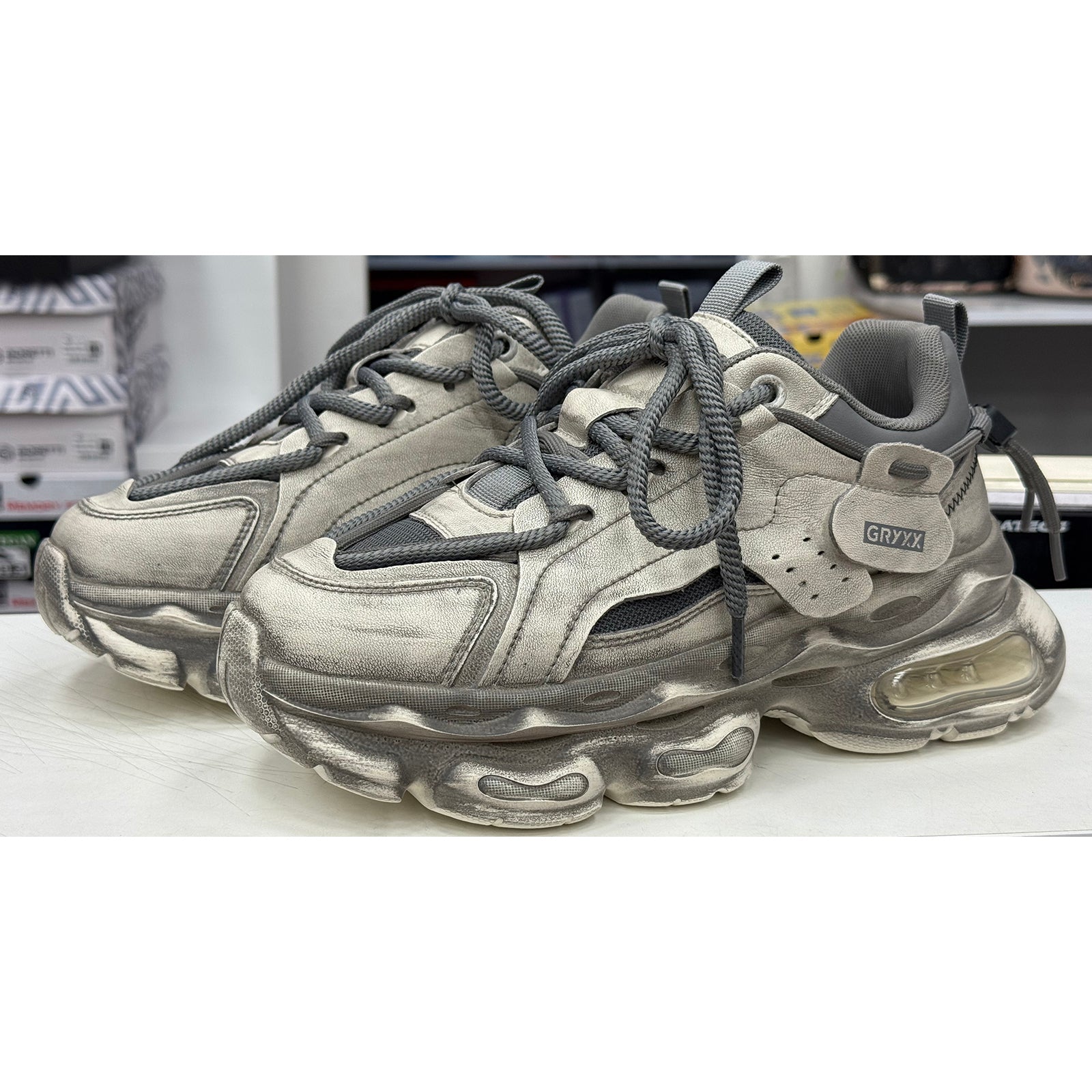 Pantofi barbati Gryxx #2F7801 13-Z Alb Imagine secundară a produsului