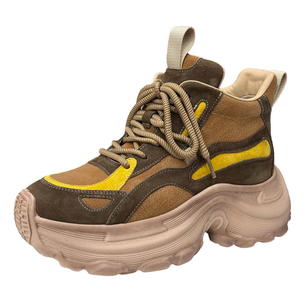 Ghete Franco Gerardo HY8597 Khaki/Yellow