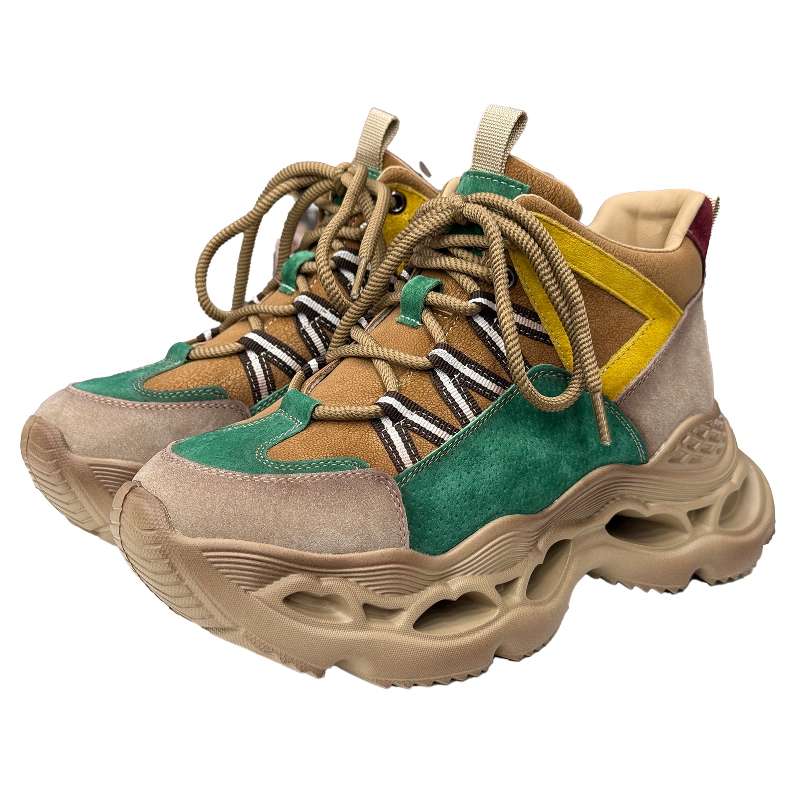 Ghete Franco Gerardo HY6393 Green/Khaki Imagine secundară a produsului