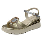 Sandale Anna Viotti D106-RD909 Gold-Silver
