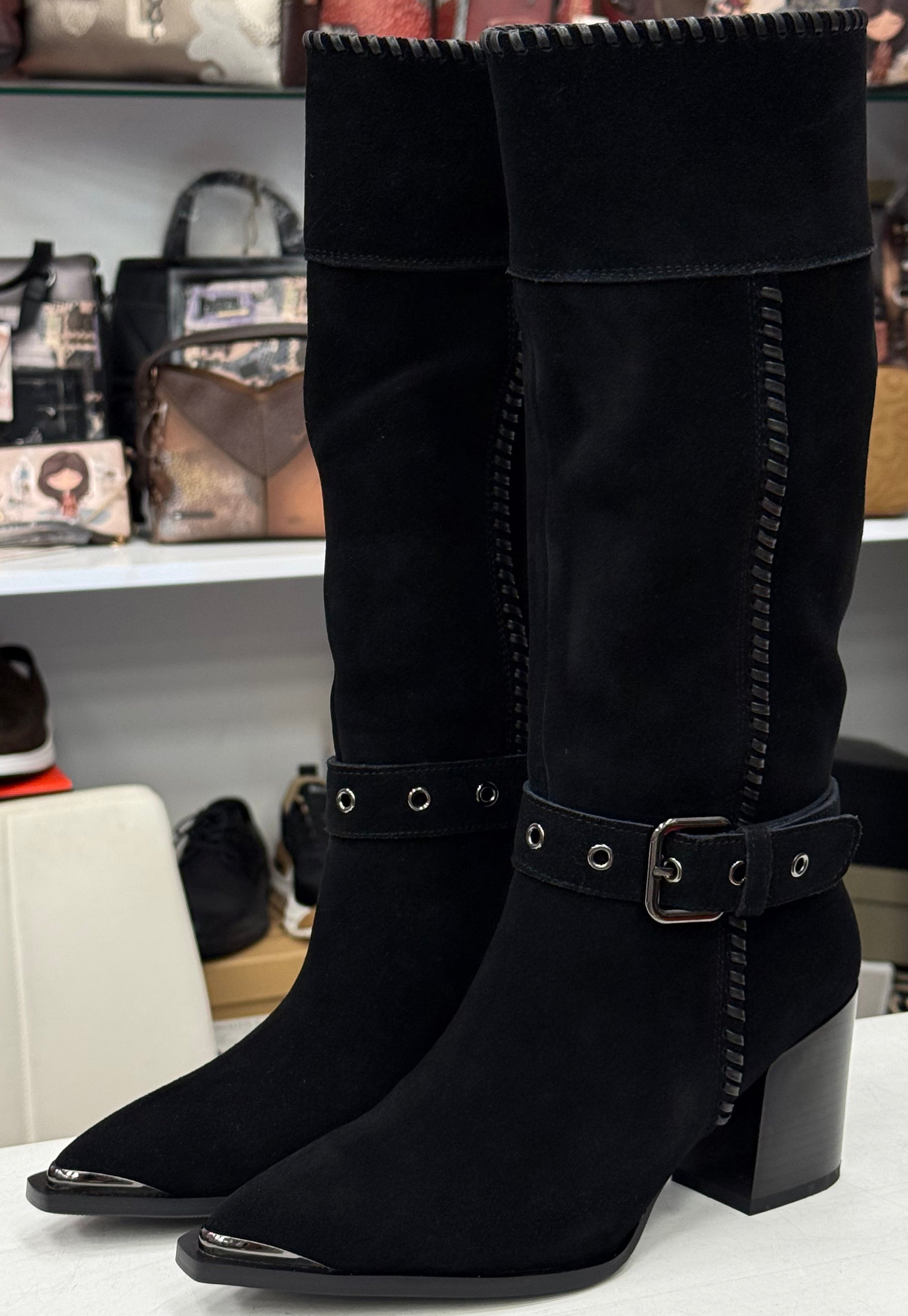 Cizme Anna Viotti D106-K0B417-RZ5860P-H-Black Imagine secundară a produsului