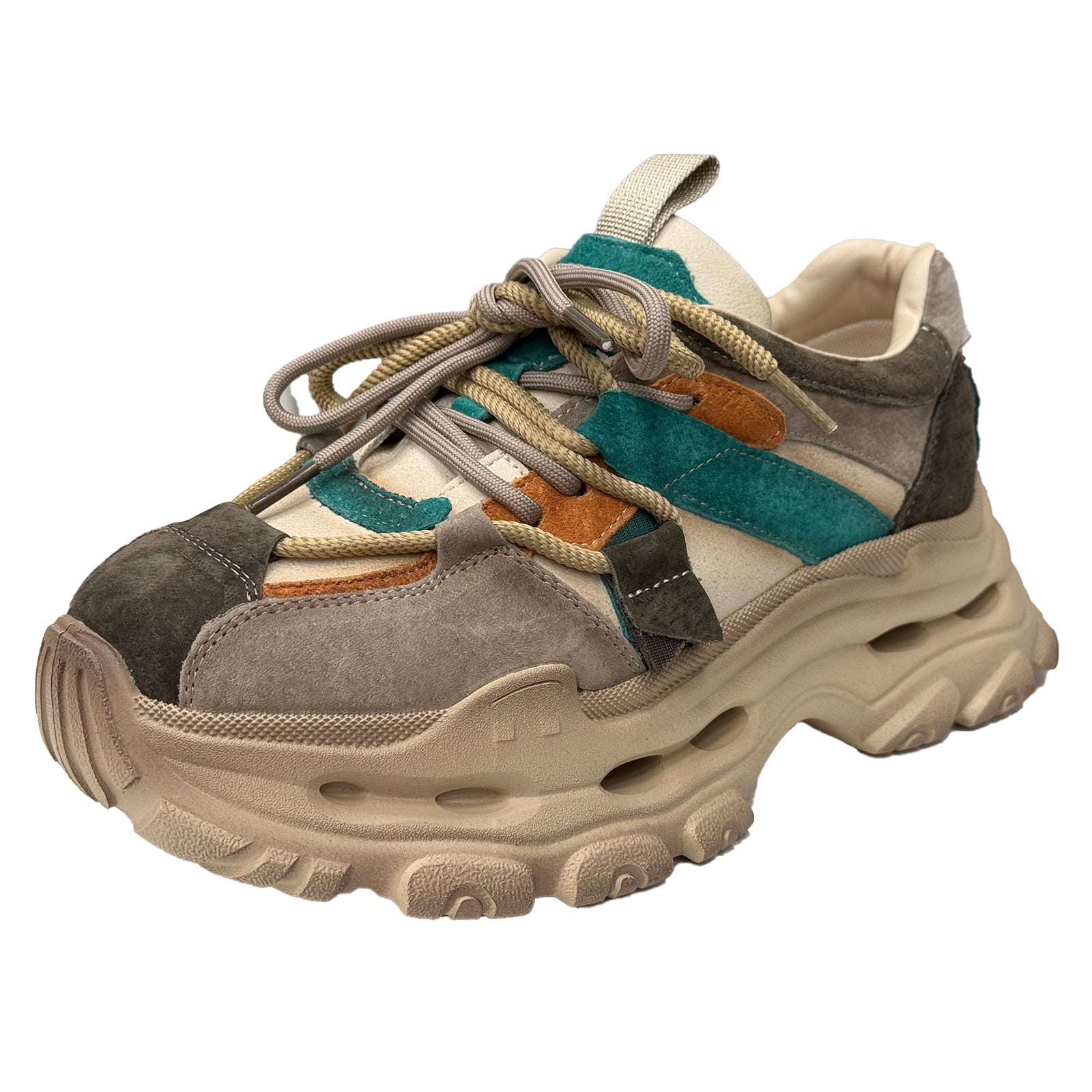 Pantofi Franco Gerardo HY2986 Cream/Green Imagine principală a produsului