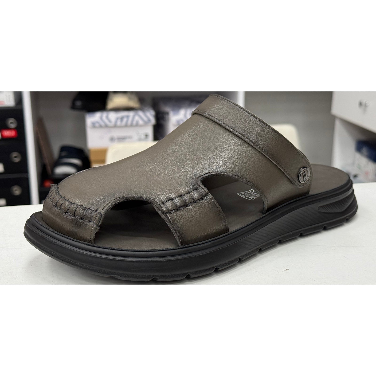 Sandale barbati Mels 619008 Gri Imagine secundară a produsului