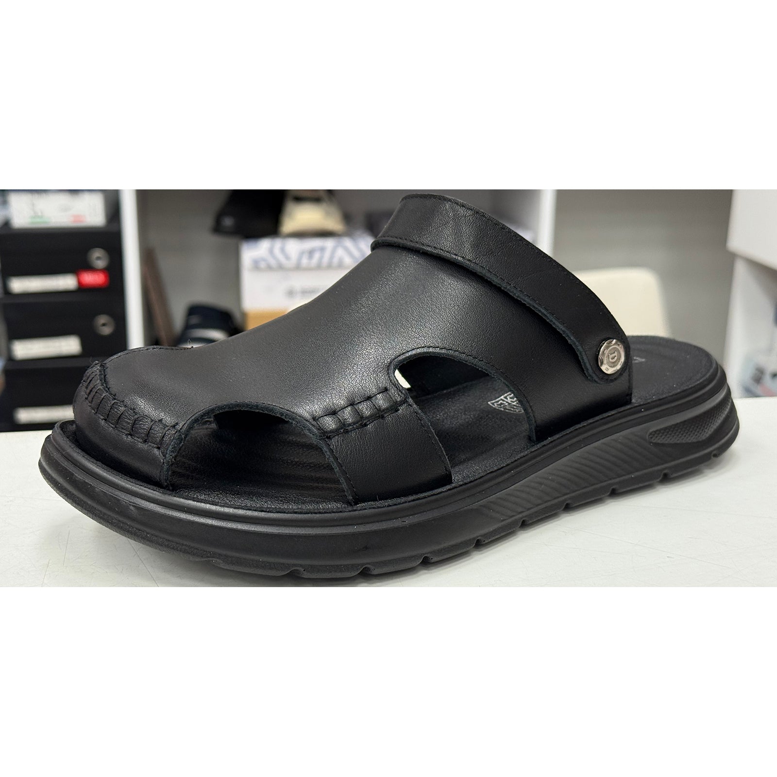 Sandale barbati Mels 619008 Negre