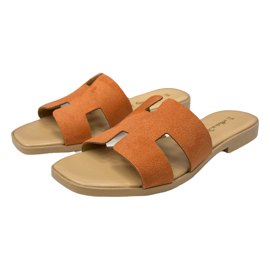 Papuci Made in Italy Crosta Arancio 400