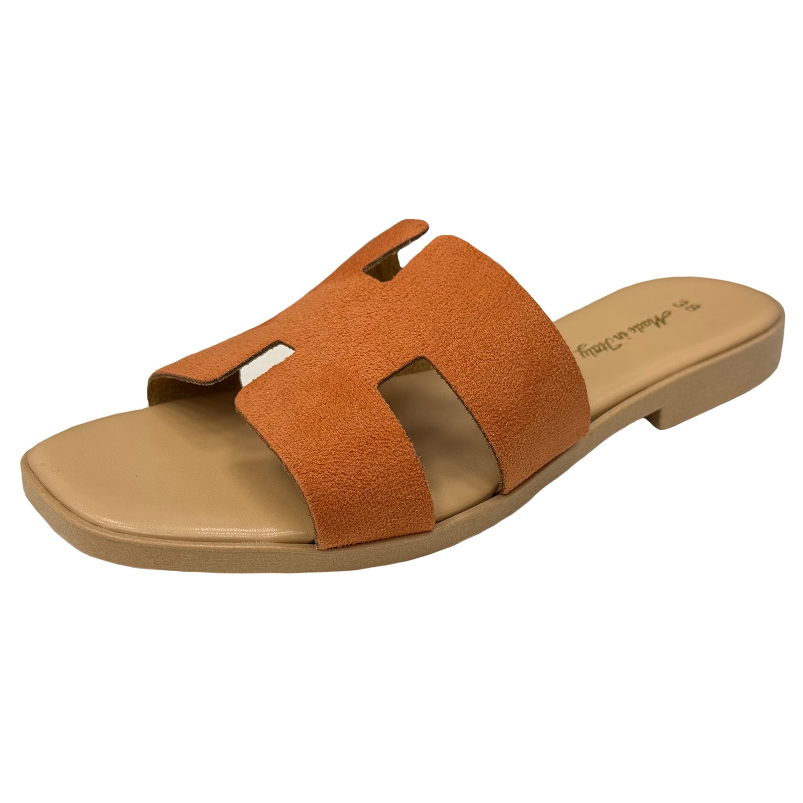 Papuci Made in Italy Crosta Arancio 400