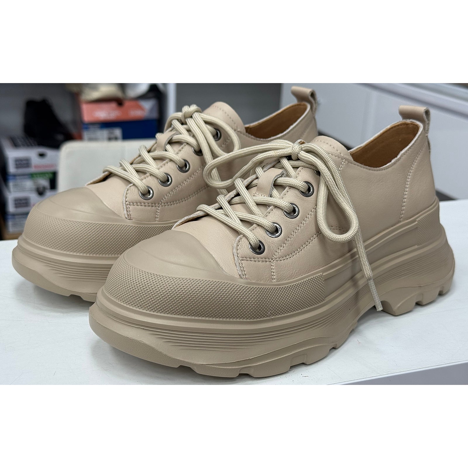 Pantofi Franco Gerardo 6805 Crem