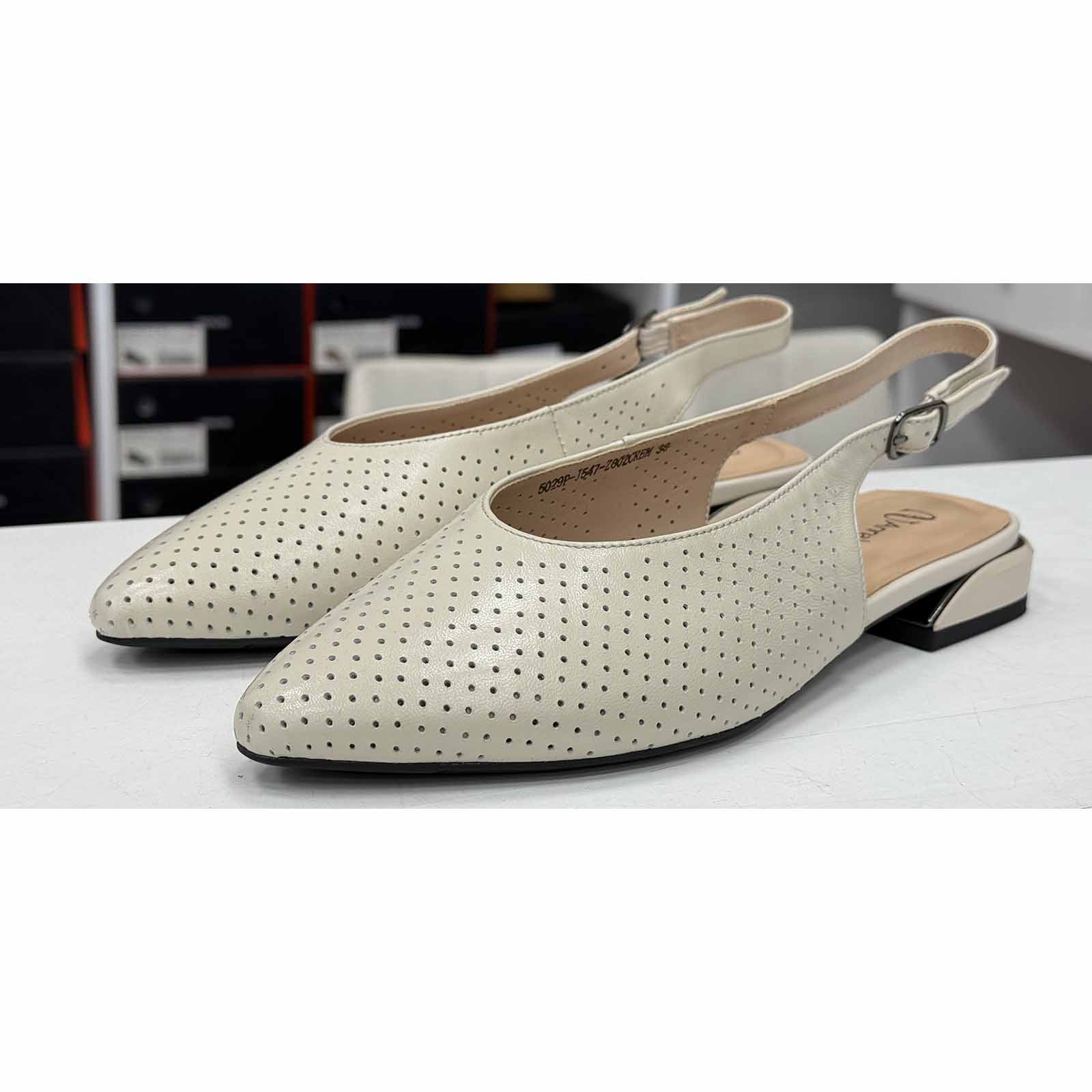 Pantofi Anna Viotti D105-5029P-J547-Z802 Crem Imagine secundară a produsului
