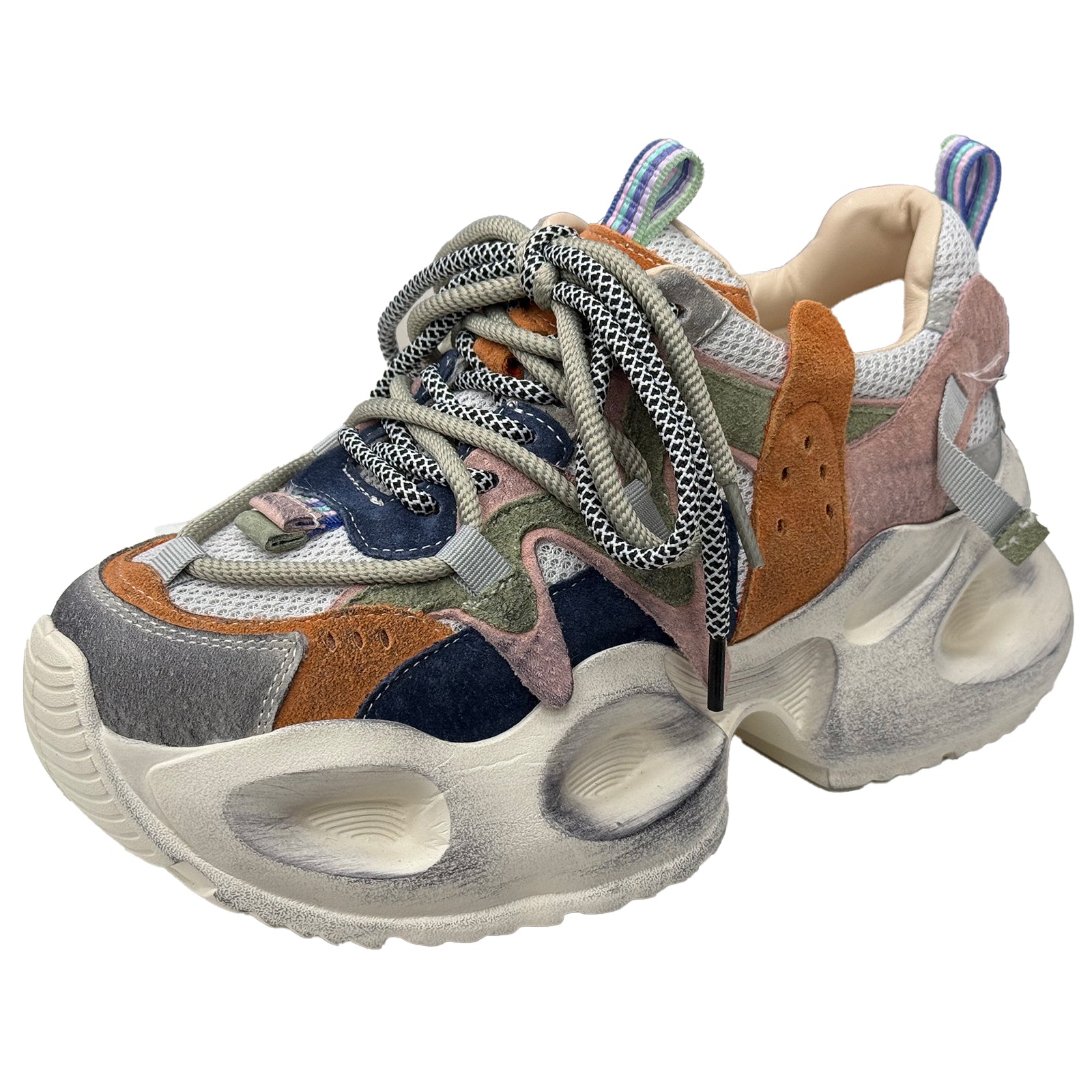 Pantofi Franco Gerardo HY8988-1 Orange/Blue Imagine principală a produsului