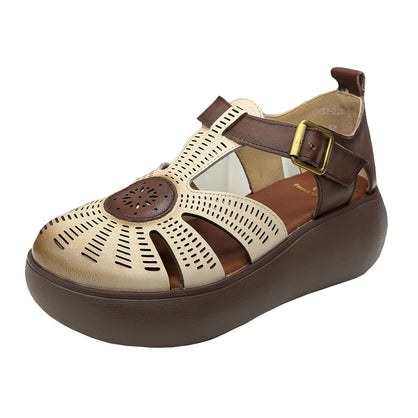 Pantofi Franco Gerardo 10682 Cream/Brown