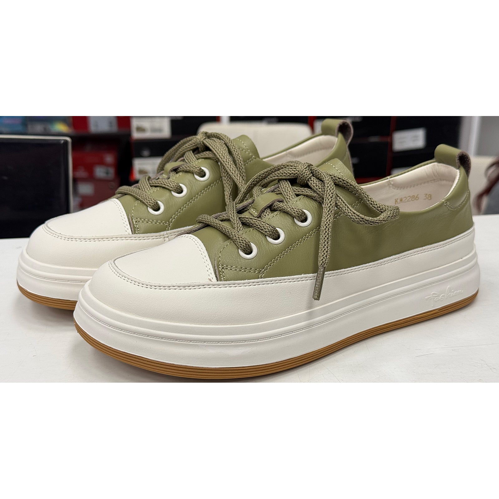 Pantofi Franco Gerardo KM2286 Khaki