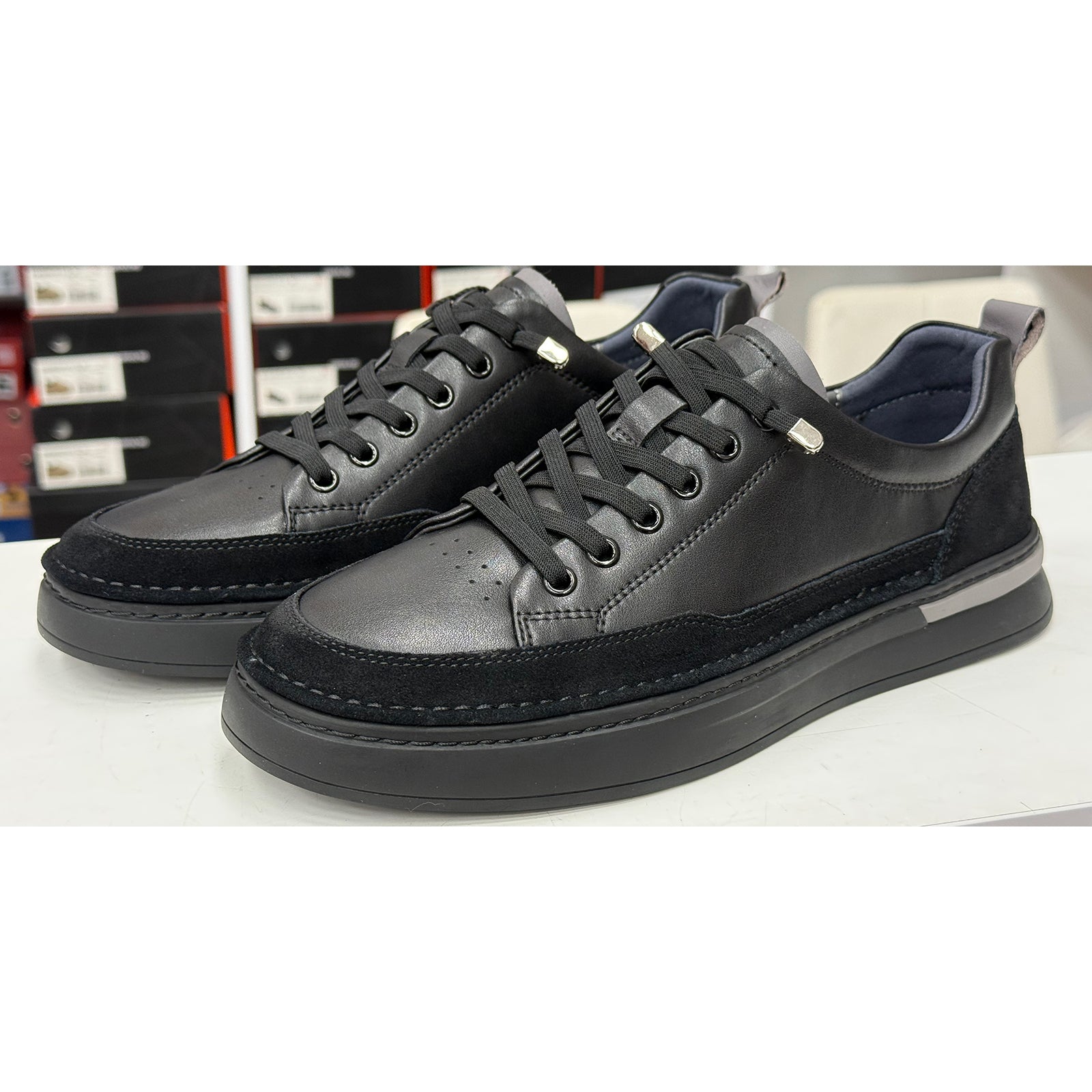 Pantofi barbati Mels T15-3 Negri Imagine secundară a produsului