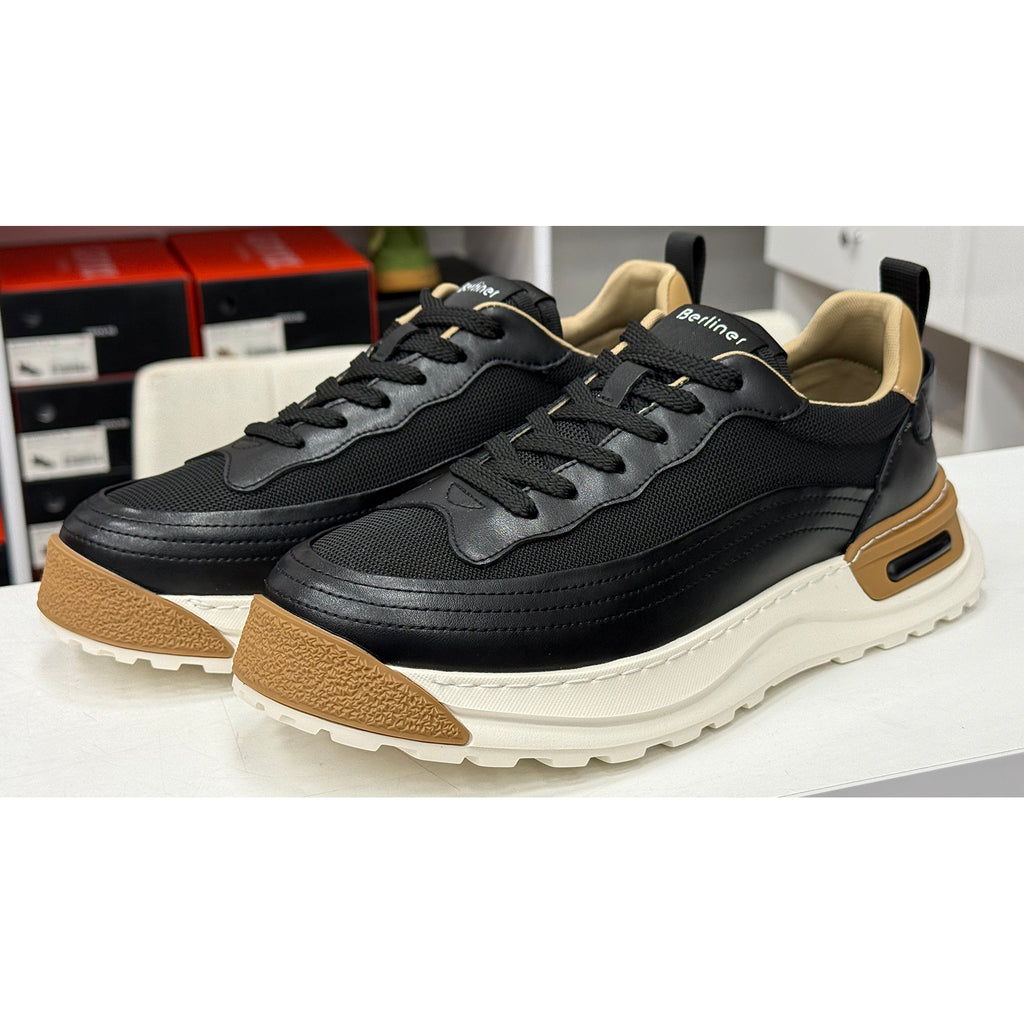 Pantofi barbati Berliner 23017 Black/Taupe