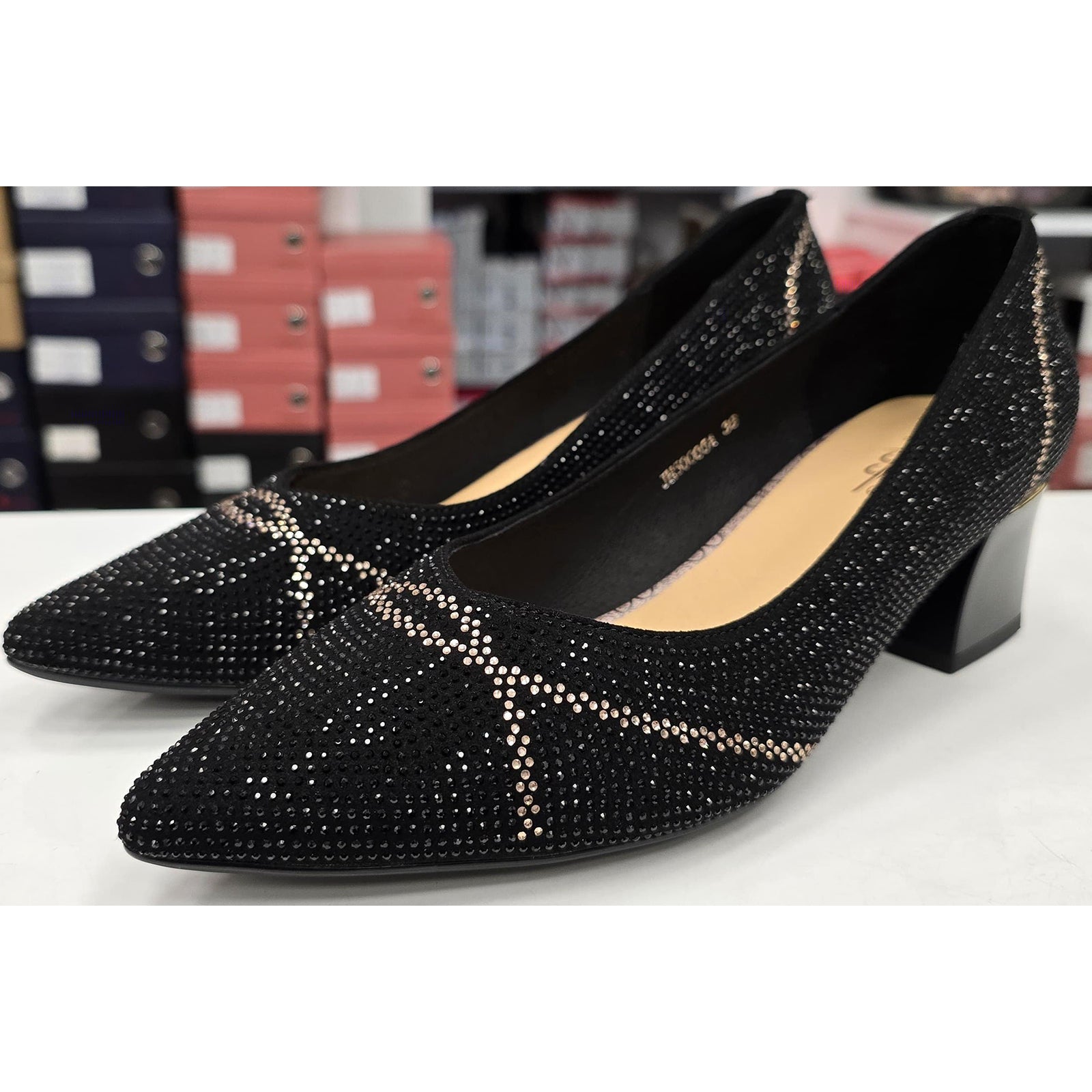 Pantofi Pass 7MJH50005A 01 Black Imagine secundară a produsului