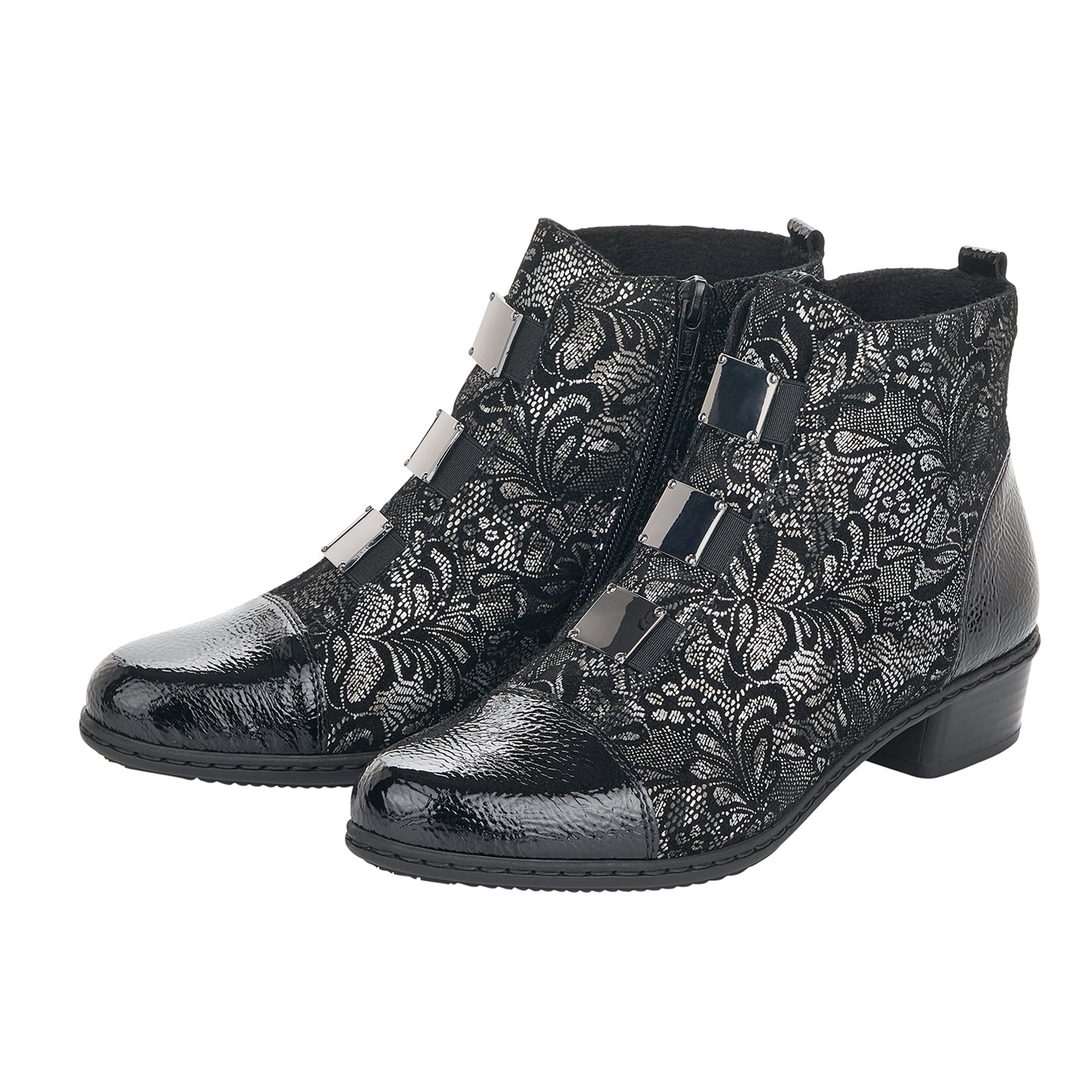Ghete Rieker Y07C9-00 Black Imagine secundară a produsului
