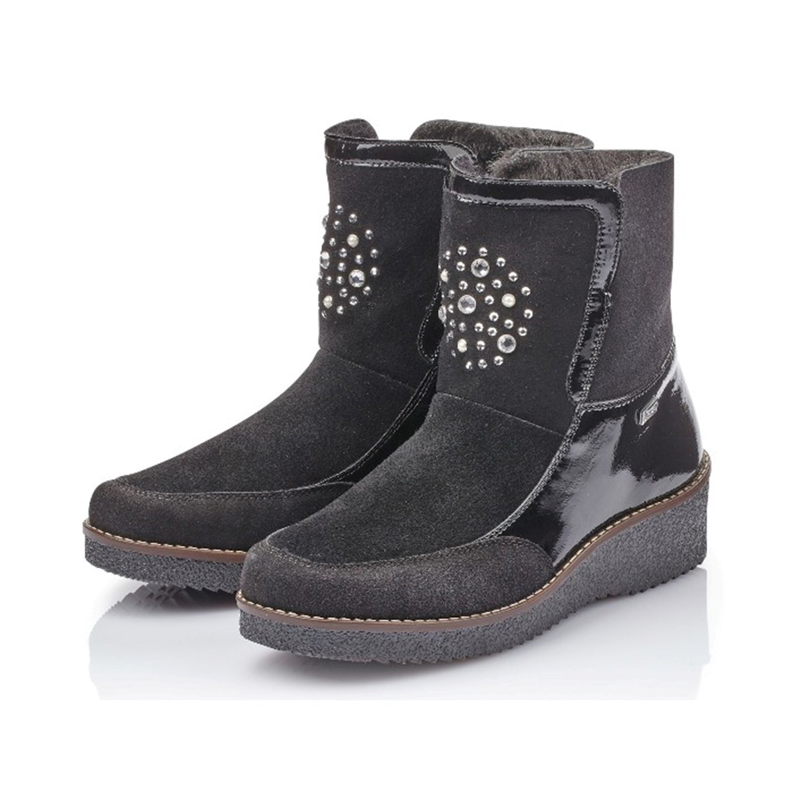 Ghete Rieker Y4672-00 Black Imagine secundară a produsului