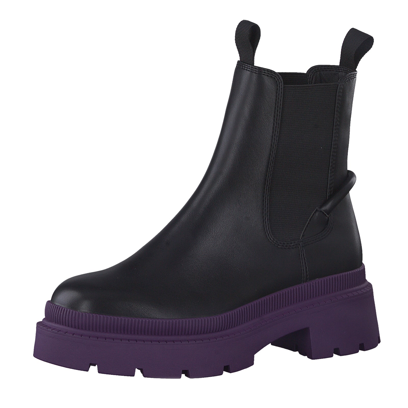 Ghete Tamaris 25405-29 Black/Purple Imagine principală a produsului