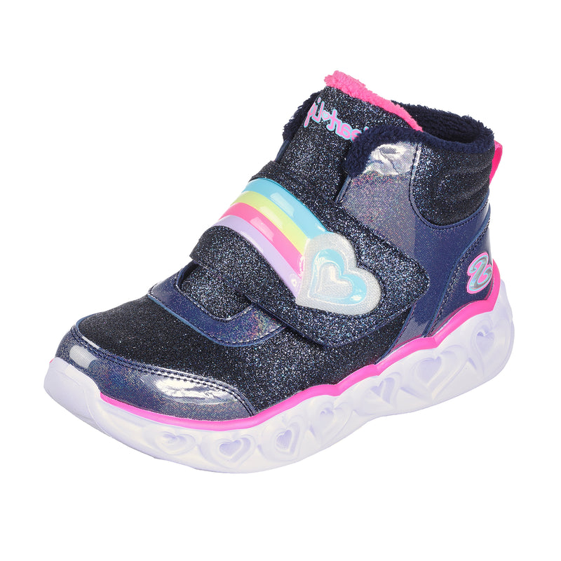 Ghete copii Skechers Hearts 302669L/NVPK – Pantofi Bizon