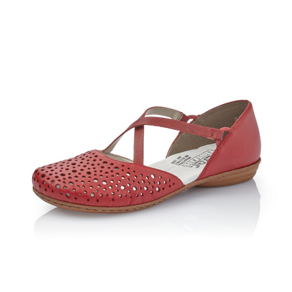 Pantofi Rieker 53955-34 Red