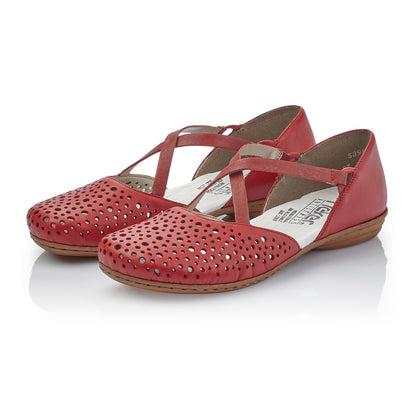 Pantofi Rieker 53955-34 Red