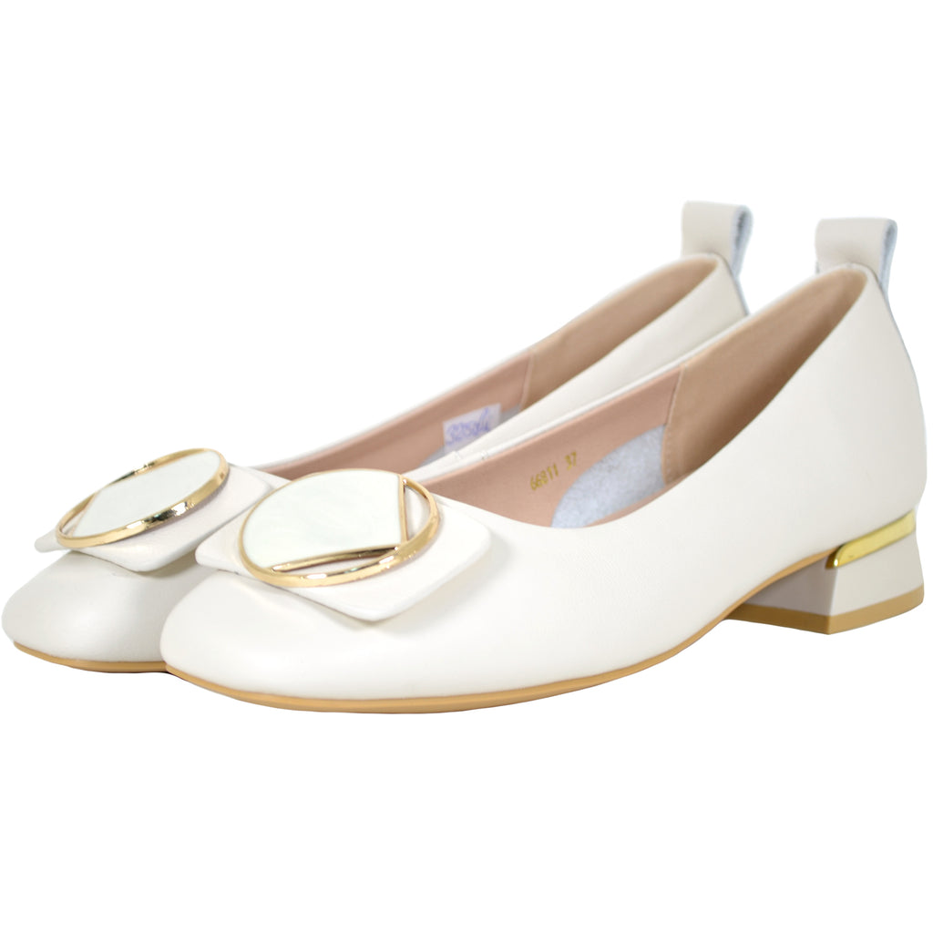 Pantofi Formazione 66811 Cream