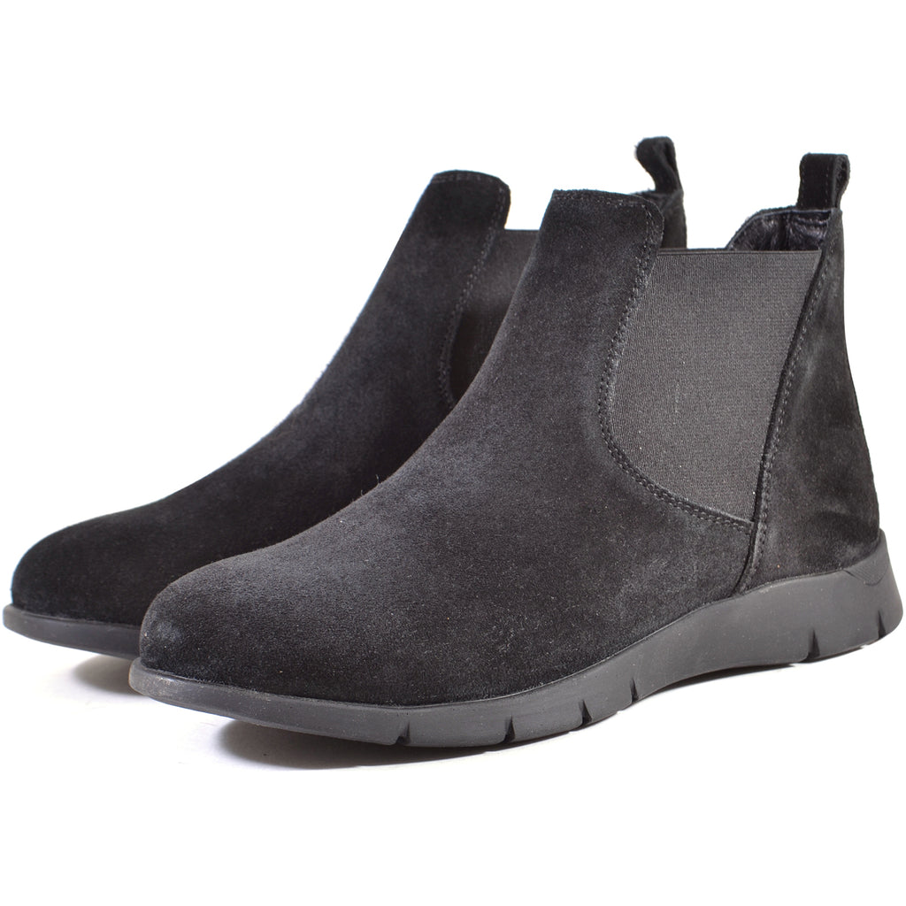 Ghete Anna Viotti D21-22650 Siyah Suet