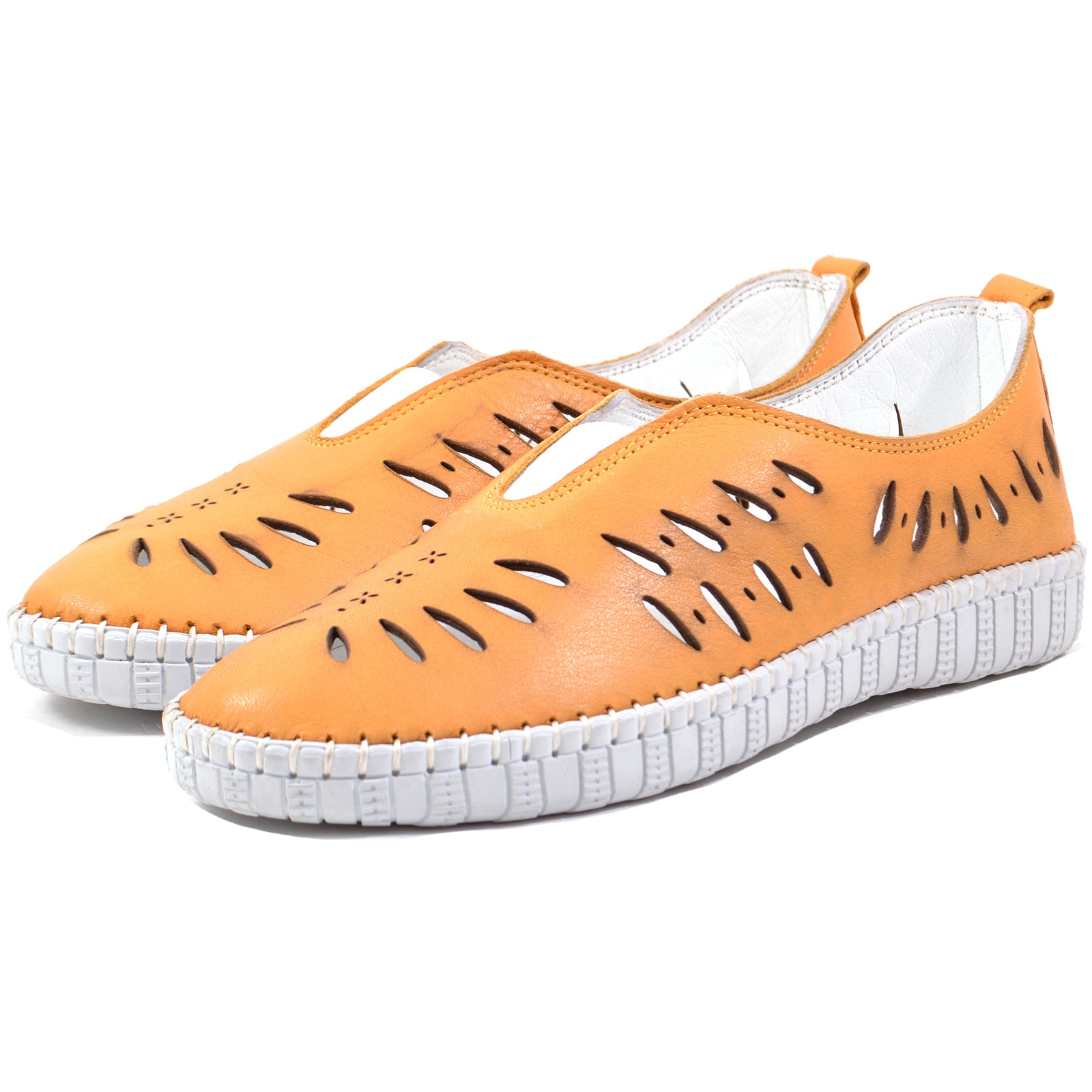 Pantofi Anna Viotti D16-610 Mustard Imagine secundară a produsului